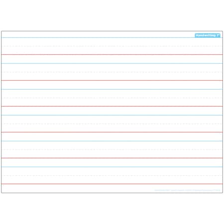 Ashley Productions Smart Poly Single Sided PosterMat Pals, Handwriting 1in, 13in x 9.5in 95301